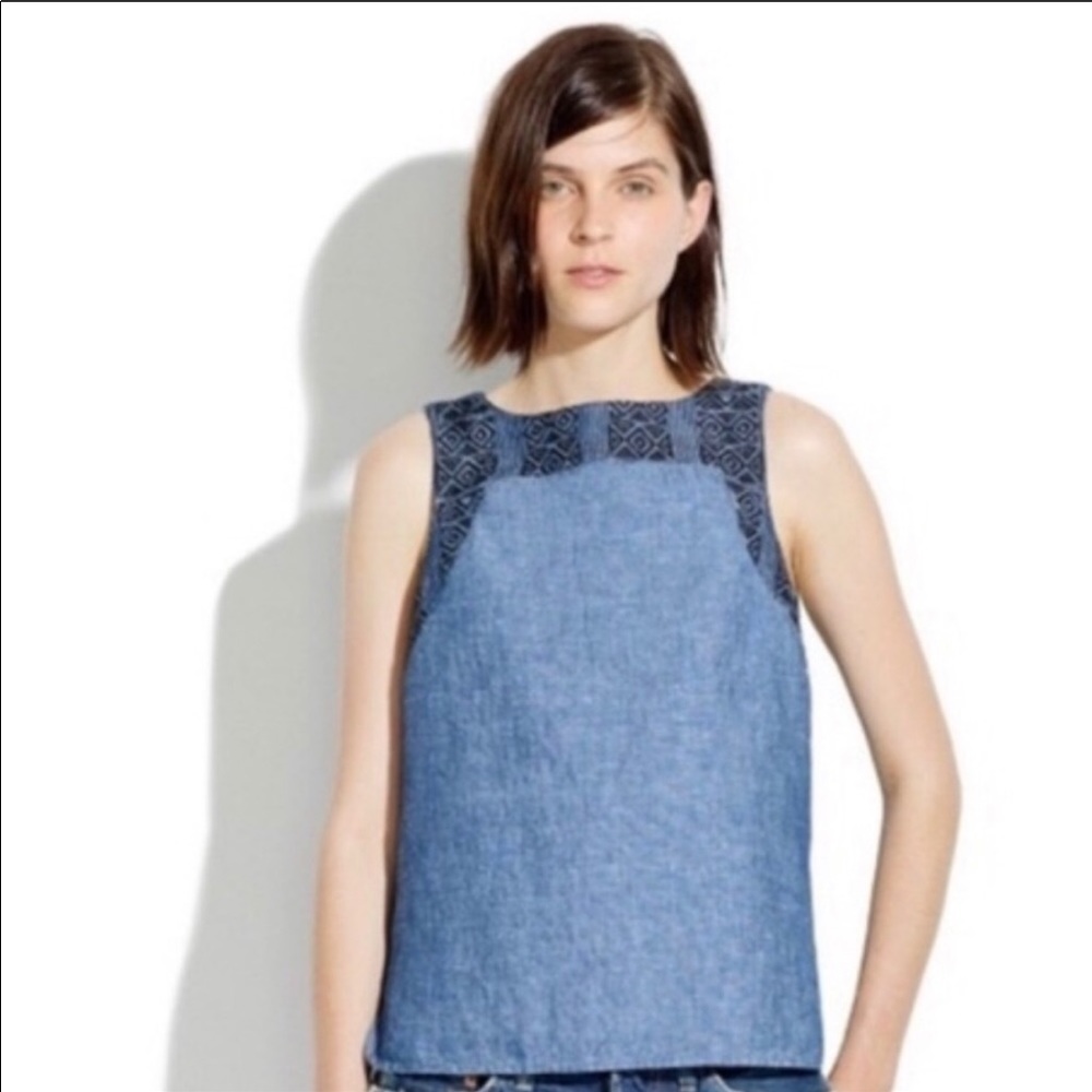 Madewell denim top